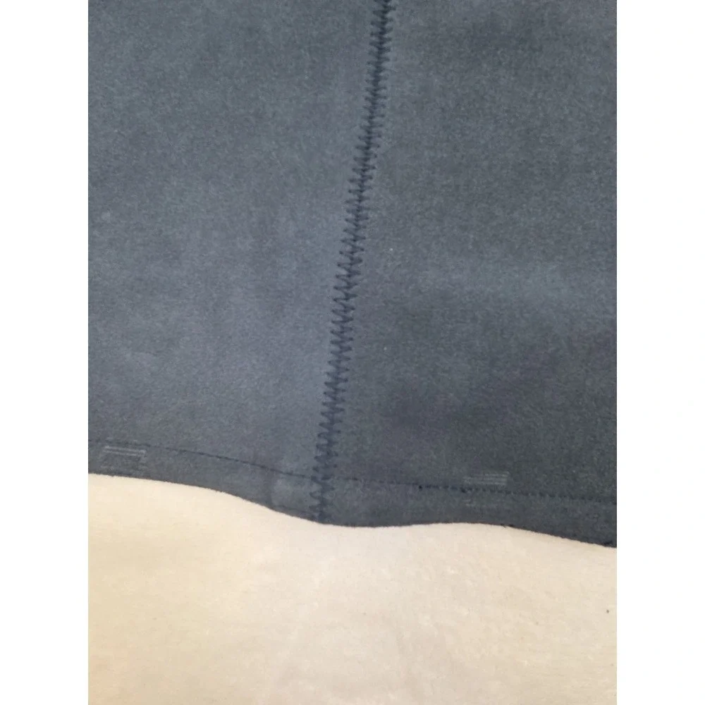 Pottery Barn Pieced Suede Leather Pillow Cover ~ 20